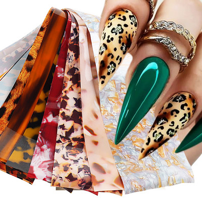 Holografikus króm lézeres körömfólia matricák csillogó fémes hatású körömdíszítő matricák csúszó manikűr dekorációk LEXKH02