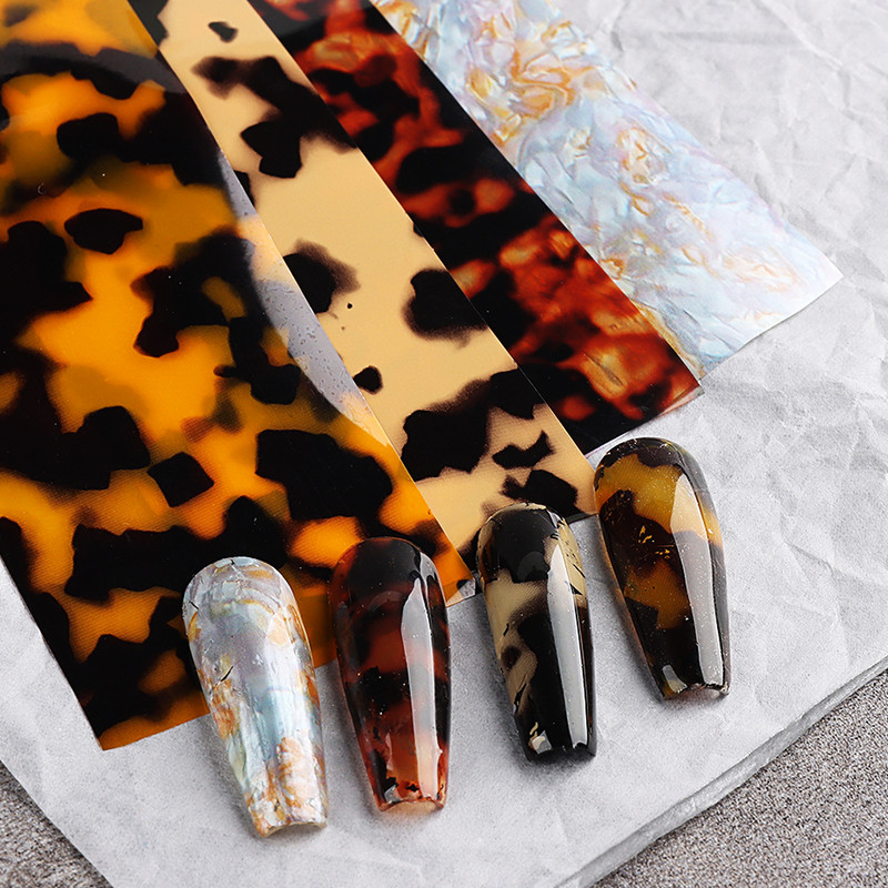 Holografikus króm lézeres körömfólia matricák csillogó fémes hatású körömdíszítő matricák csúszó manikűr dekorációk LEXKH02