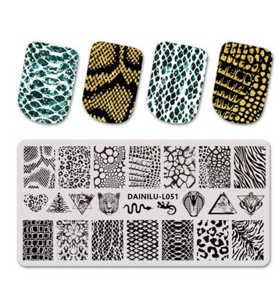 1db Nail Art luxus márka logó körömbélyegző lemez (6x12) körömbélyegző lemezek tervező körömbélyegző lemez Biutee márka Desigen