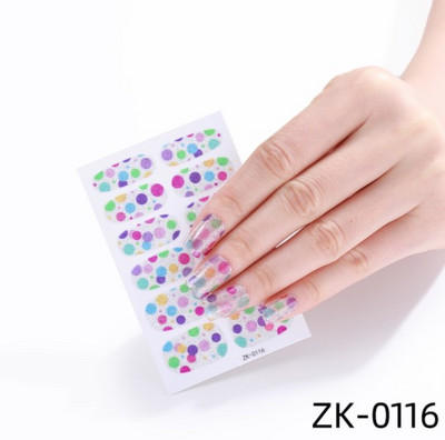 Öntapadó körömmatricák letéphető tömör csillámos teljes fedésű kész körömmatricák dekoráció vízálló körömlakk csík