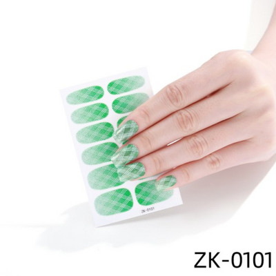 Öntapadó körömmatricák letéphető tömör csillámos teljes fedésű kész körömmatricák dekoráció vízálló körömlakk csík