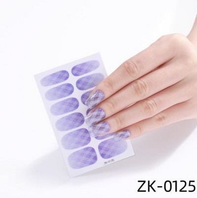 Öntapadó körömmatricák letéphető tömör csillámos teljes fedésű kész körömmatricák dekoráció vízálló körömlakk csík