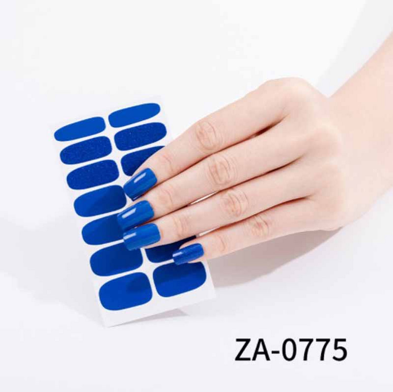 Öntapadó körömmatricák letéphető tömör csillámos teljes fedésű kész körömmatricák dekoráció vízálló körömlakk csík