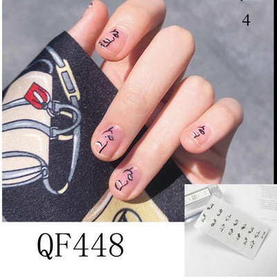 Körömlakk csíkok Öntapadó Art Design matrica Teljesen fedő gél pakolások Színes matricák nőknek matricák dekorációs csúszkák