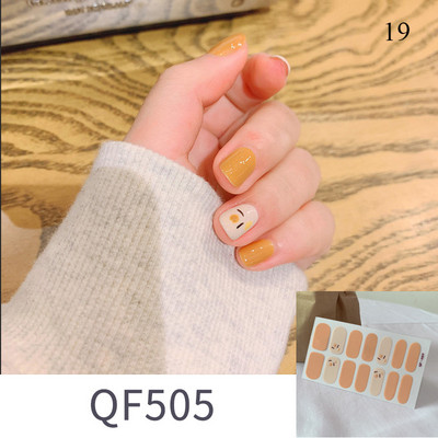 Körömlakk csíkok Öntapadó Art Design matrica Teljesen fedő gél pakolások Színes matricák nőknek matricák dekorációs csúszkák