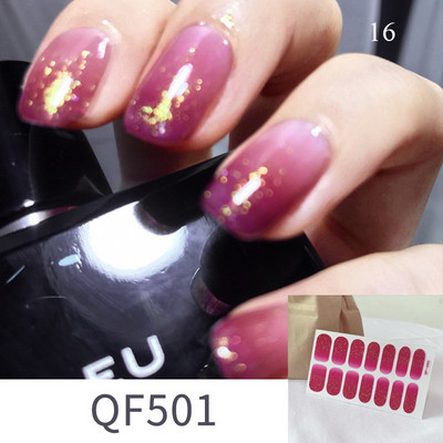 Körömlakk csíkok Öntapadó Art Design matrica Teljesen fedő gél pakolások Színes matricák nőknek matricák dekorációs csúszkák