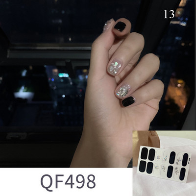 Körömlakk csíkok Öntapadó Art Design matrica Teljesen fedő gél pakolások Színes matricák nőknek matricák dekorációs csúszkák