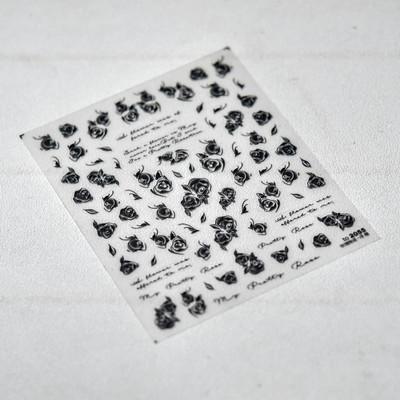 1 lap aranyos 5d színes virágos körömmatricák dombornyomott csúszkák virágmintás műmatricák öntapadó dekorációs manikűr nyár