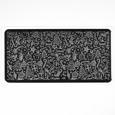 2020-as rozsdamentes acél bélyegzőlemez sablon francia karácsonyi hóember jávorszarvas virágok körömbélyegző eszköz manikűr sablon 12x6cm