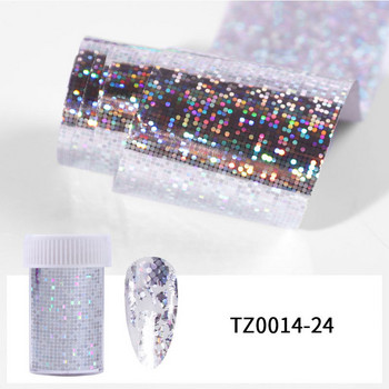 1 Box Charm Foils for Nail Holographic Transfer Foil Wraps Αυτοκόλλητα Αυτοκόλλητα Αυτοκόλλητα Συμβουλές για τέχνη νυχιών Σετ διακοσμητικό μανικιούρ από χαρτί με ένα αστέρι