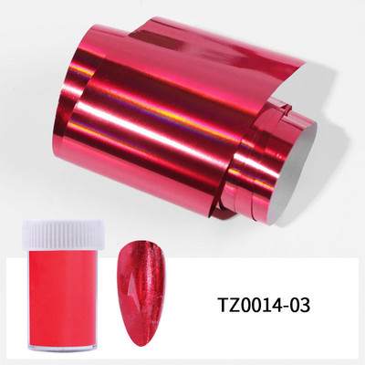 1 Box Charm Fóliák Köröm Holografikus Transzfer Fólia Pakolások Matricák Matricák Körömdíszítések Csillagos papír Manikűr dekor készlet