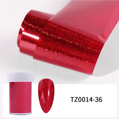 1 Box Charm Fóliák Köröm Holografikus Transzfer Fólia Pakolások Matricák Matricák Körömdíszítések Csillagos papír Manikűr dekor készlet