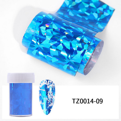 1 Box Charm Fóliák Köröm Holografikus Transzfer Fólia Pakolások Matricák Matricák Körömdíszítések Csillagos papír Manikűr dekor készlet