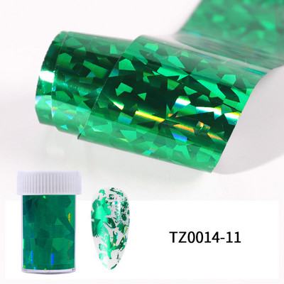 1 Box Charm Fóliák Köröm Holografikus Transzfer Fólia Pakolások Matricák Matricák Körömdíszítések Csillagos papír Manikűr dekor készlet