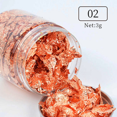 Arany ezüst szabálytalan alumínium fólia papír körömdíszítő matrica körömfólia 3D csillogó barkács manikűr UV gél lakk körömdíszítő eszközök