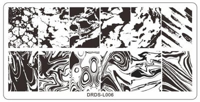 2022. aasta uus Hot Tiger Line Snake loomamustriga küünte tembeldusplaadid roostevabast terasest meisterdamise Tiger Nail Art Dekoratsioonitööriistadele 12*6cm