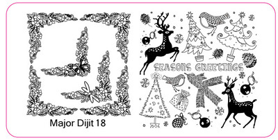 1db körömbélyegző készlet téglalap bélyegzőlemez szépség virágos levelek masni körömdíszítés képsablon manikűr eszközök