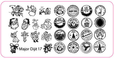 1db körömbélyegző készlet téglalap bélyegzőlemez szépség virágos levelek masni körömdíszítés képsablon manikűr eszközök