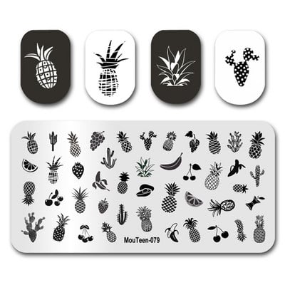 Körömbélyegző MouTeen086 The Ghost Spirit Christmas Freak körömlemezek bélyegző manikűr készlet körömbélyegzéshez