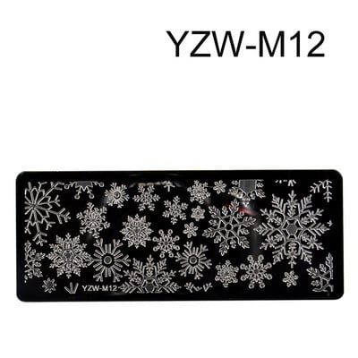 1 db virágos körömbélyegző lemezek vonalas képek körömdíszítő lemez, rozsdamentes acél bélyegzősablon nyomtatási stencileszközökhöz