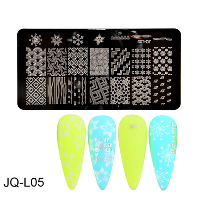 1db körömbélyegző lemezek levél virágok pillangó macska körömdíszítő bélyegsablonok stencilek design fényes manikűr