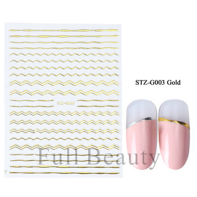 3D körömmatrica csúszkák Orosz betűs körömdíszítés vízáteresztő matricák Levél szív Valentin manikűr tetoválás CHSTZG023-31