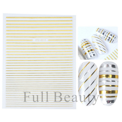 3D körömmatrica csúszkák Orosz betűs körömdíszítés vízáteresztő matricák Levél szív Valentin manikűr tetoválás CHSTZG023-31