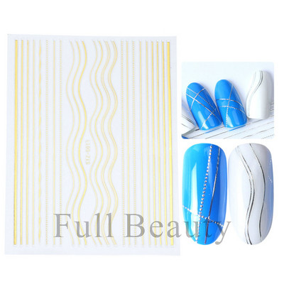 3D körömmatrica csúszkák Orosz betűs körömdíszítés vízáteresztő matricák Levél szív Valentin manikűr tetoválás CHSTZG023-31