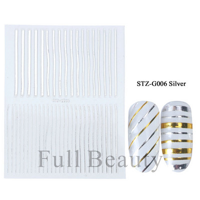 3D körömmatrica csúszkák Orosz betűs körömdíszítés vízáteresztő matricák Levél szív Valentin manikűr tetoválás CHSTZG023-31