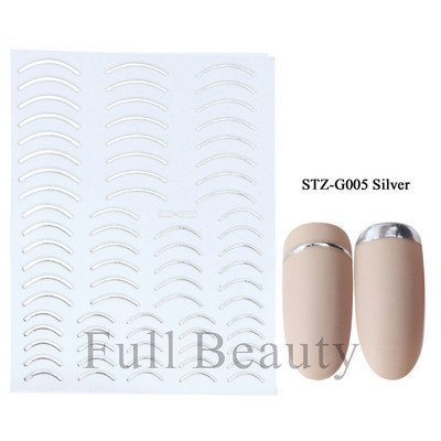 3D körömmatrica csúszkák Orosz betűs körömdíszítés vízáteresztő matricák Levél szív Valentin manikűr tetoválás CHSTZG023-31