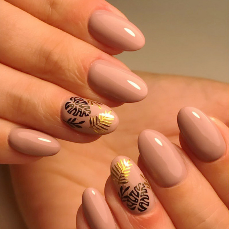 3D körömmatrica csúszkák Orosz betűs körömdíszítés vízáteresztő matricák Levél szív Valentin manikűr tetoválás CHSTZG023-31