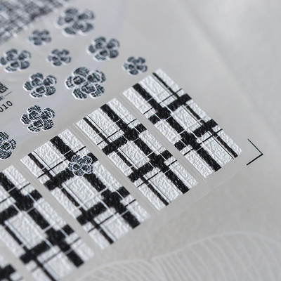 3D akril gravírozott körömmatrica téli pulóver bűbáj Desgin öntapadó körömátvivő csúszkák Pakolások manikűr fóliák DIY TS333