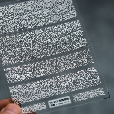 3D akril gravírozott körömmatrica téli pulóver bűbáj Desgin öntapadó körömátvivő csúszkák Pakolások manikűr fóliák DIY TS333