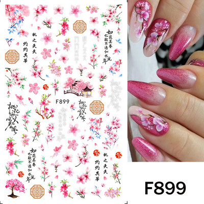 Ευτυχισμένο Πάσχα λαγουδάκι αυτοκόλλητα για νύχια 3D χαριτωμένο ρετρό σχέδιο κουνελιού κινούμενα σχέδια με αυτοκόλλητα ολισθαίνοντα ζωάκια Διακόσμηση για τα νύχια του Αγίου Βαλεντίνου