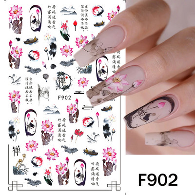 Ευτυχισμένο Πάσχα λαγουδάκι αυτοκόλλητα για νύχια 3D χαριτωμένο ρετρό σχέδιο κουνελιού κινούμενα σχέδια με αυτοκόλλητα ολισθαίνοντα ζωάκια Διακόσμηση για τα νύχια του Αγίου Βαλεντίνου