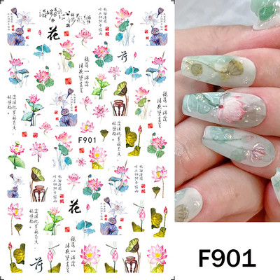 Ευτυχισμένο Πάσχα λαγουδάκι αυτοκόλλητα για νύχια 3D χαριτωμένο ρετρό σχέδιο κουνελιού κινούμενα σχέδια με αυτοκόλλητα ολισθαίνοντα ζωάκια Διακόσμηση για τα νύχια του Αγίου Βαλεντίνου