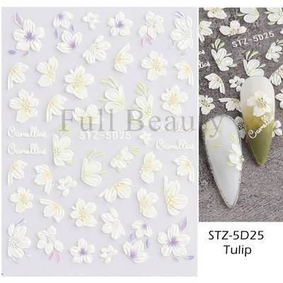 Ευτυχισμένο Πάσχα λαγουδάκι αυτοκόλλητα για νύχια 3D χαριτωμένο ρετρό σχέδιο κουνελιού κινούμενα σχέδια με αυτοκόλλητα ολισθαίνοντα ζωάκια Διακόσμηση για τα νύχια του Αγίου Βαλεντίνου