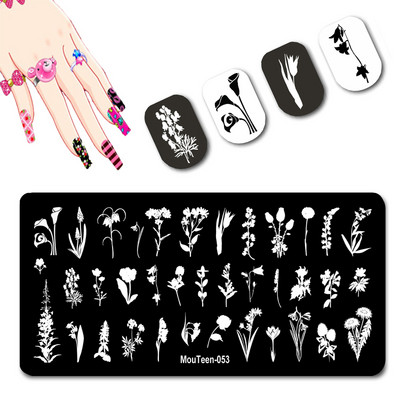 DISNEY Villain Nail Stamp Plates Disney Series Nail Art Mold Negative Character Nail Stamping #128
