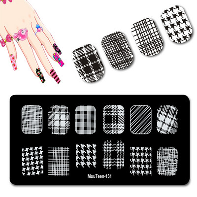 DISNEY Villain Nail Stamp Plates Disney Series Nail Art Mold Negative Character Nail Stamping #128