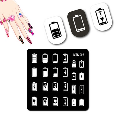 DISNEY Villain Nail Stamp Plates Disney Series Nail Art Mold Negative Character Nail Stamping #128