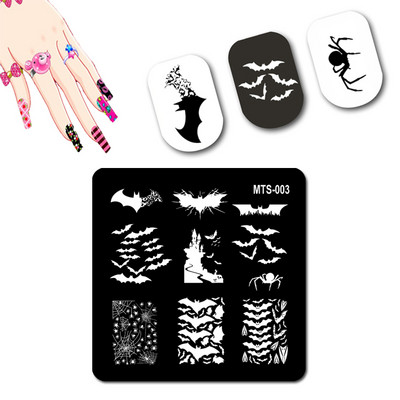 DISNEY Villain Nail Stamp Plates Disney Series Nail Art Mold Negative Character Nail Stamping #128