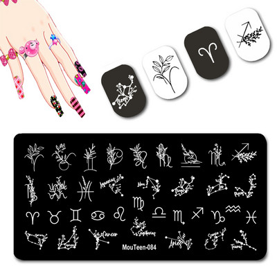 DISNEY Villain Nail Stamp Plates Disney Series Nail Art Mold Negative Character Nail Stamping #128