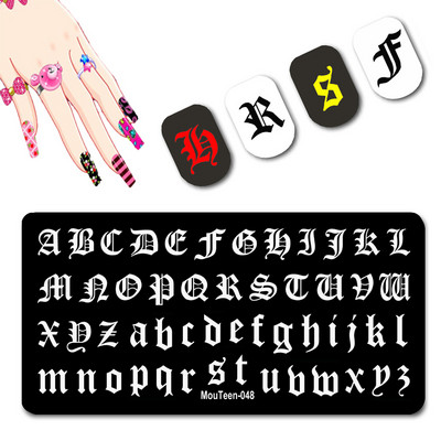 DISNEY Villain Nail Stamp Plates Disney Series Nail Art Mold Negative Character Nail Stamping #128