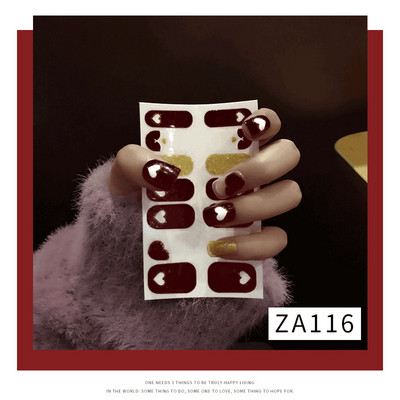 New 14 Tips Full Cover Wraps Nail Polish Stickers Cute Animals Pattern Αυτοκόλλητα Αυτοκόλλητα Νυχιών Στριπ Μανικιούρ Χονδρική