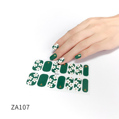 New 14 Tips Full Cover Wraps Nail Polish Stickers Cute Animals Pattern Αυτοκόλλητα Αυτοκόλλητα Νυχιών Στριπ Μανικιούρ Χονδρική