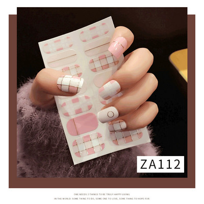 New 14 Tips Full Cover Wraps Nail Polish Stickers Cute Animals Pattern Αυτοκόλλητα Αυτοκόλλητα Νυχιών Στριπ Μανικιούρ Χονδρική