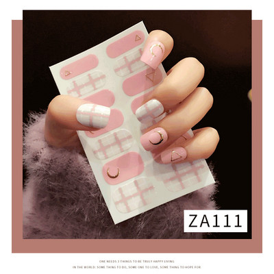 New 14 Tips Full Cover Wraps Nail Polish Stickers Cute Animals Pattern Αυτοκόλλητα Αυτοκόλλητα Νυχιών Στριπ Μανικιούρ Χονδρική