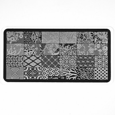 6Χ12 εκ. Snowflake Christmas Nail Art Stamping 1-τμχ Ανοξείδωτο ατσάλι Xmas Tranfer Nail Stamping For Polish Printing Template DJA-2