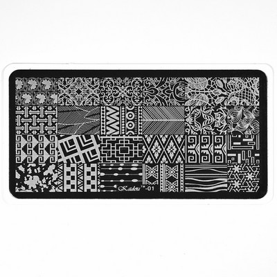 6Χ12 εκ. Snowflake Christmas Nail Art Stamping 1-τμχ Ανοξείδωτο ατσάλι Xmas Tranfer Nail Stamping For Polish Printing Template DJA-2