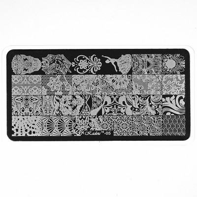 6Χ12 εκ. Snowflake Christmas Nail Art Stamping 1-τμχ Ανοξείδωτο ατσάλι Xmas Tranfer Nail Stamping For Polish Printing Template DJA-2